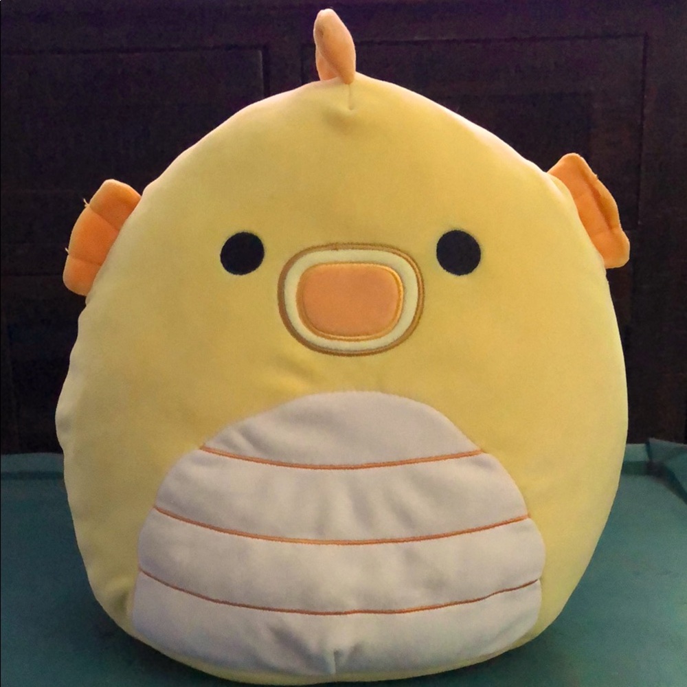 Squishmallows 12" CLOVIS Yellow Seahorse RARE Stuffed Animal Plush